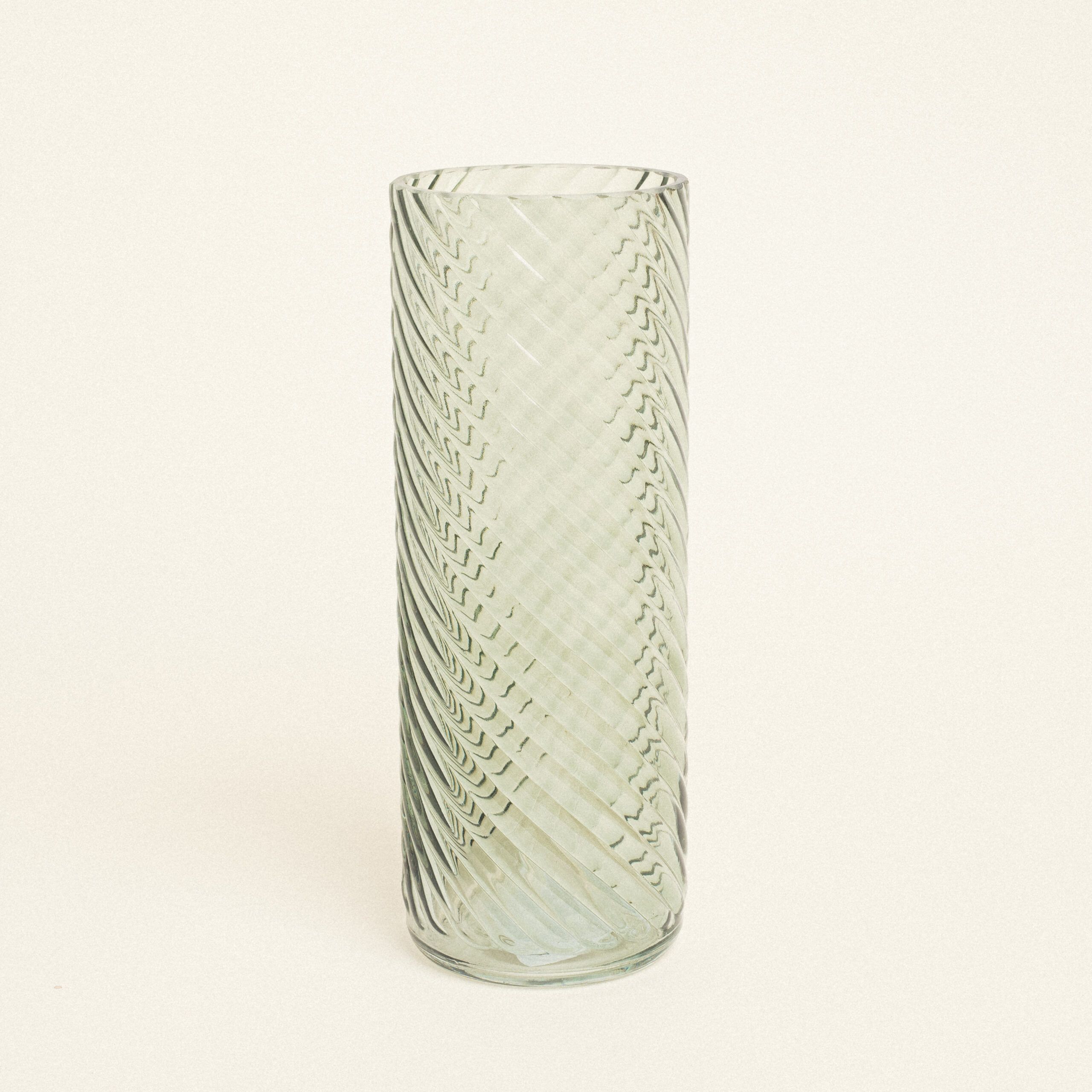 Beauty Home Γυάλινο Βάζο με Εφέ Στροβιλισμού 10cm x 26.5cm - Image 4