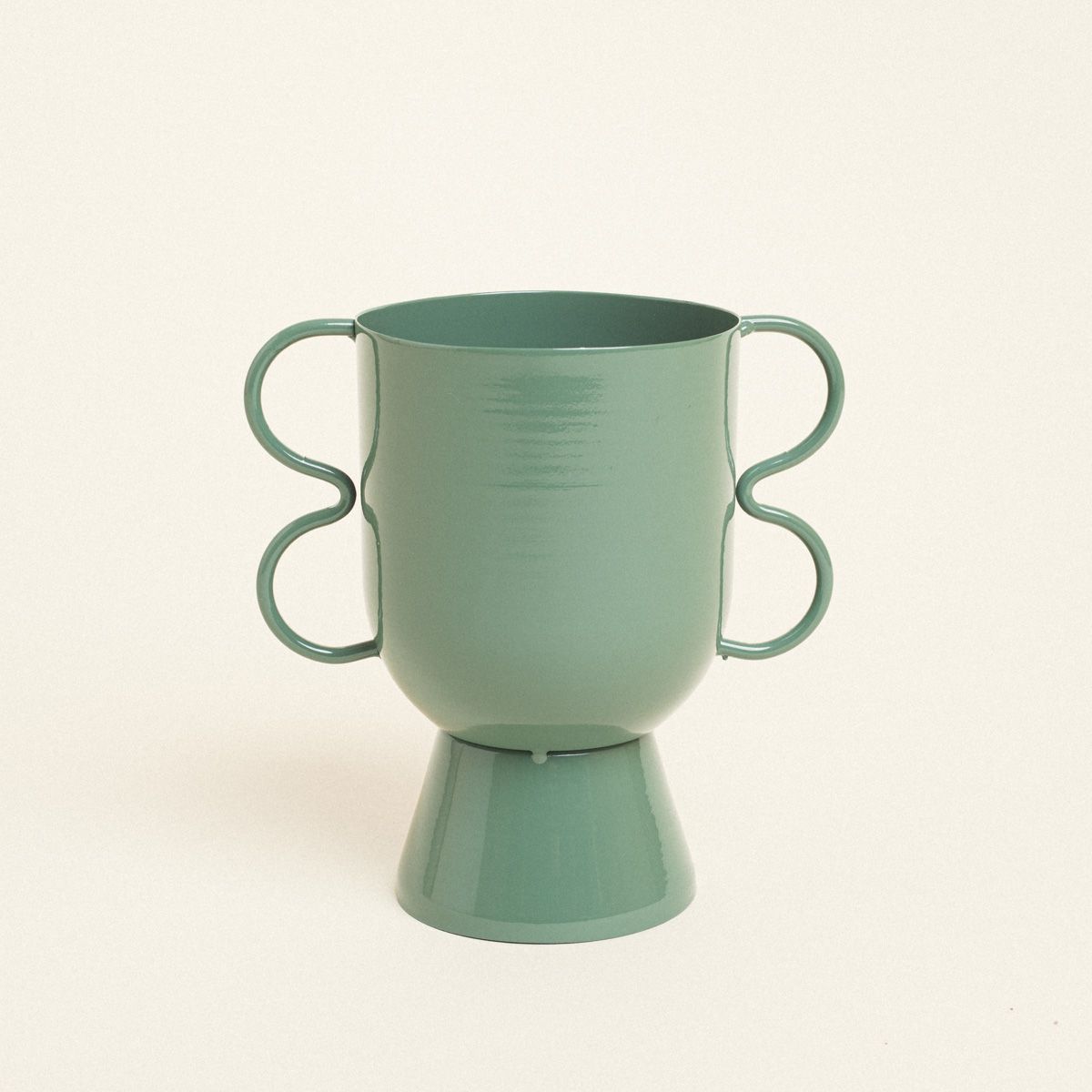 Beauty Home Βάζο Μεταλλικό 15 cm x 10 cm x 16 cm - Image 3