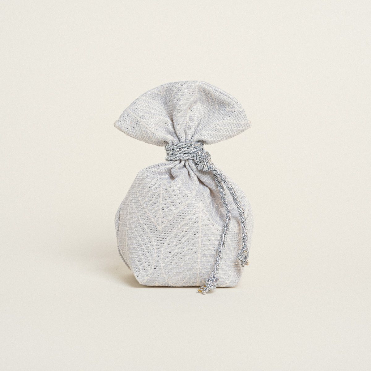 Beauty Home ΠΟΥΓΚΙ ΜΕ ΒΑΣΗ 8 x 12 cm ΖΑΚΑΡ ΦΥΛΛΟ ΡΕΤΡΟ LUREX ΑΣΗΜΙ