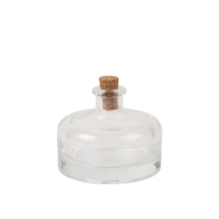 Beauty Home Μικρό μπουκάλι με φελλό Lucas Ø6x5cm – 40ml