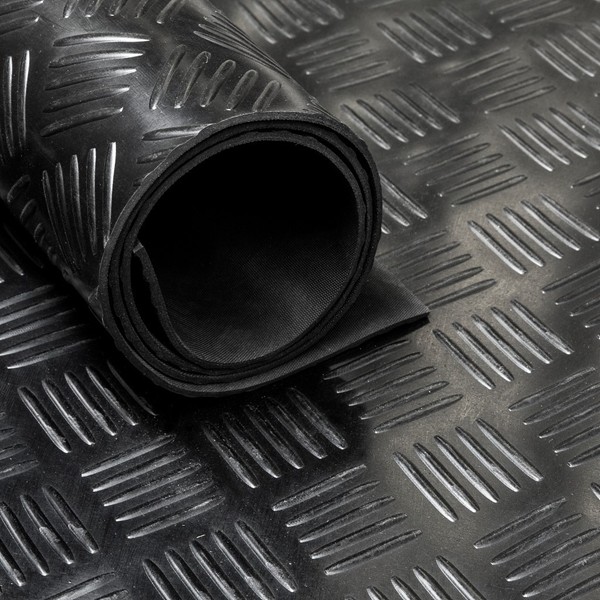 ΔΑΠΕΔΟ ΚΑΟΥΤΣΟΥΚ 9005 3mm CHECKER ΛΑΜΑΡΙΝΑ 1Μ NewPlan - Image 4