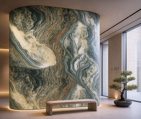 PVC MEGA PANEL 2.8/1220/2800mm ONYX GREEN 901 NewPlan - Image 3