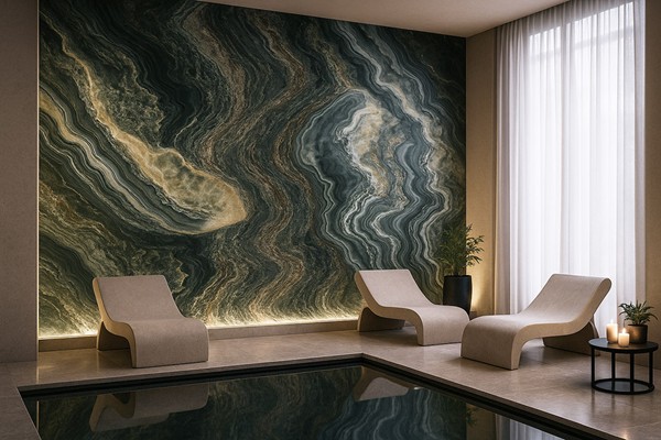 PVC MEGA PANEL 2.8/1220/2800mm ONYX GREEN 901 NewPlan - Image 4