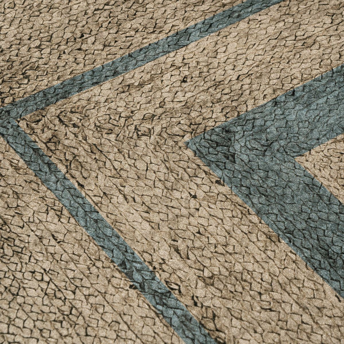 Beauty Home Ροτόντα 90x90 Jute Art 9131 Μπεζ,Μπλε - Image 2