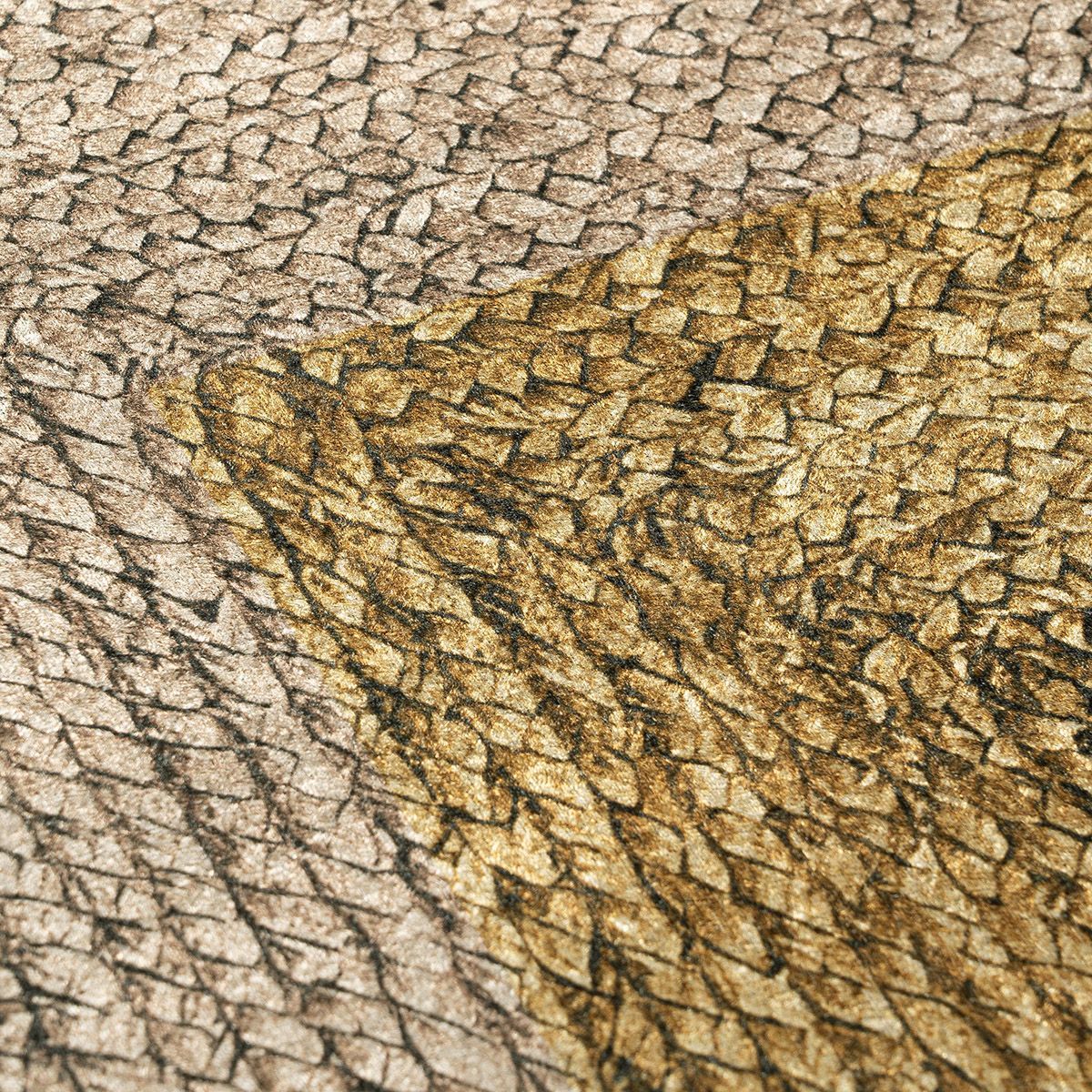 Beauty Home Ροτόντα 90x90 Jute Art 9131 Μπεζ,Κίτρινο - Image 2