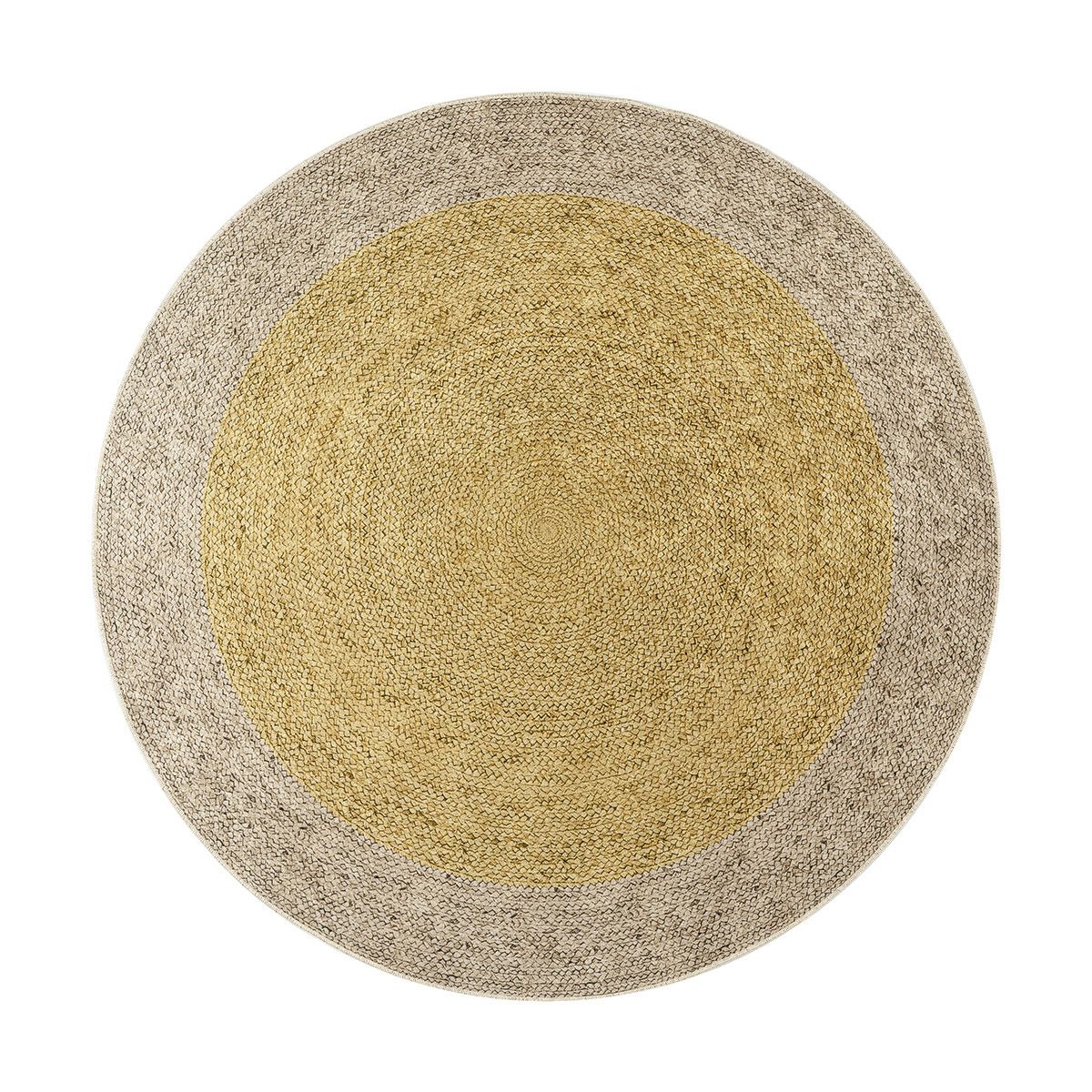 Beauty Home Ροτόντα 90x90 Jute Art 9131 Μπεζ,Κίτρινο