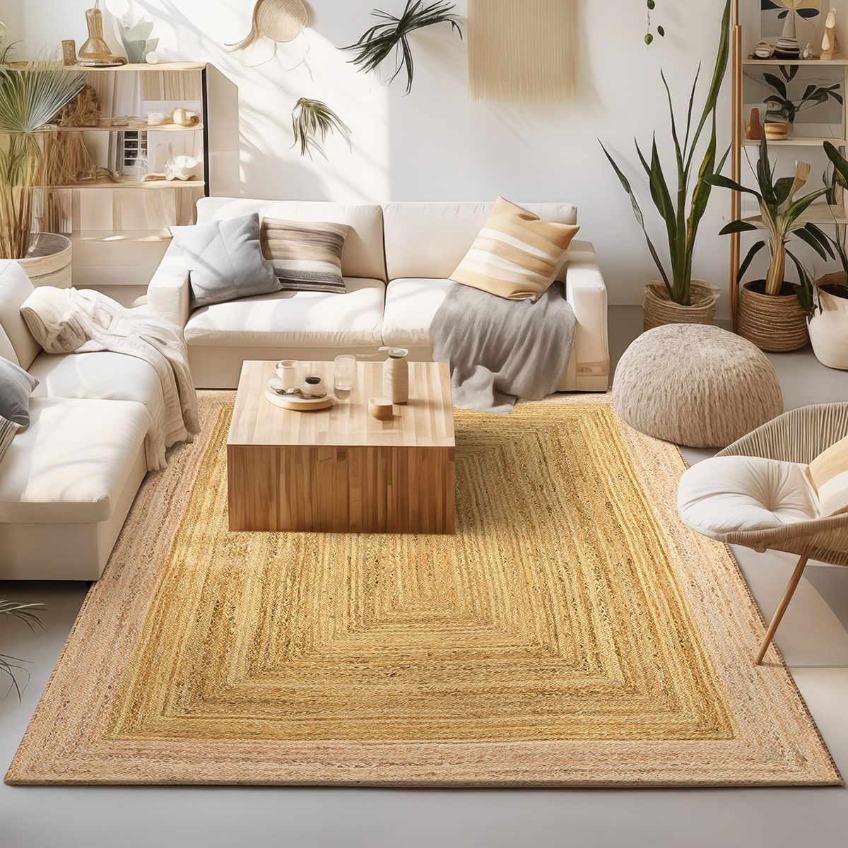 Beauty Home Πατάκι Tropic Art 9139 65x150 Μπεζ,Κίτρινο - Image 2
