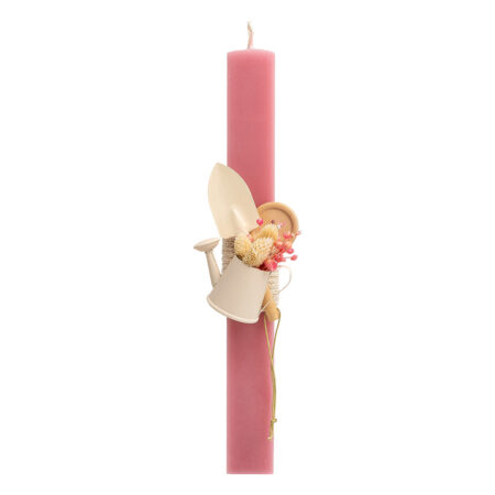 Beauty Home ΛΑΜΠΑΔΑ ΣΑΠΙΟ ΜΗΛΟ 33cm ΜΕ ΠΟΤΙΣΤΗΡΙ ΚΑΙ ΦΤΥΑΡΙ