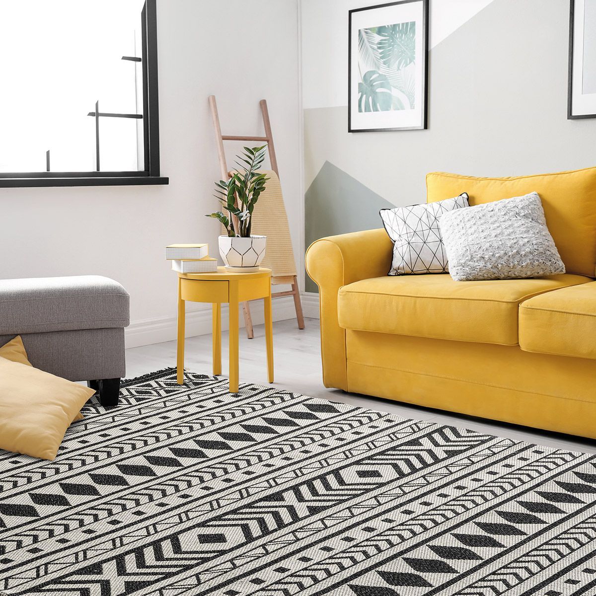 Beauty Home Χαλί βαμβακερό Cocotton 9232 125x180 Γκρι,Ανθρακίτης