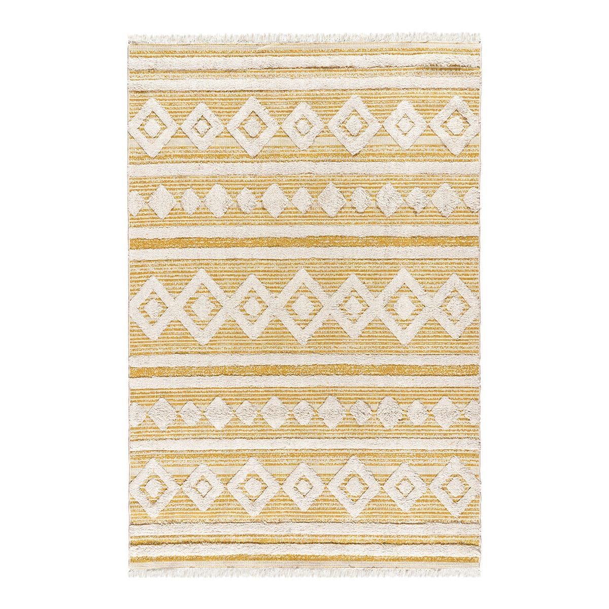 Beauty Home Χαλί βαμβακερό Morocotton 9239 Κίτρινο