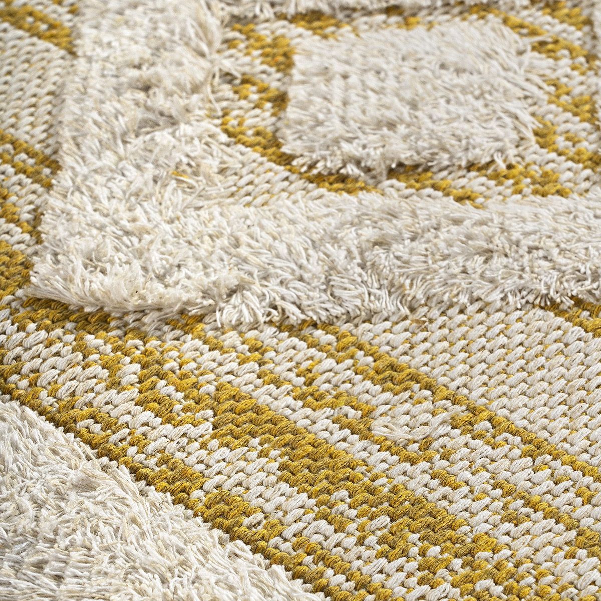 Beauty Home Χαλί βαμβακερό Morocotton 9239 Κίτρινο - Image 3