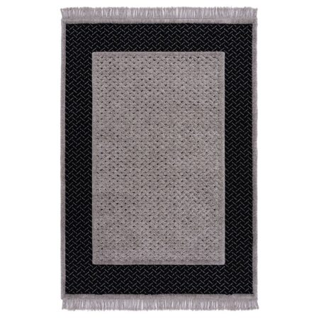 Beauty Home Χαλί Noir Art 9436 133x190 Black Μαύρο