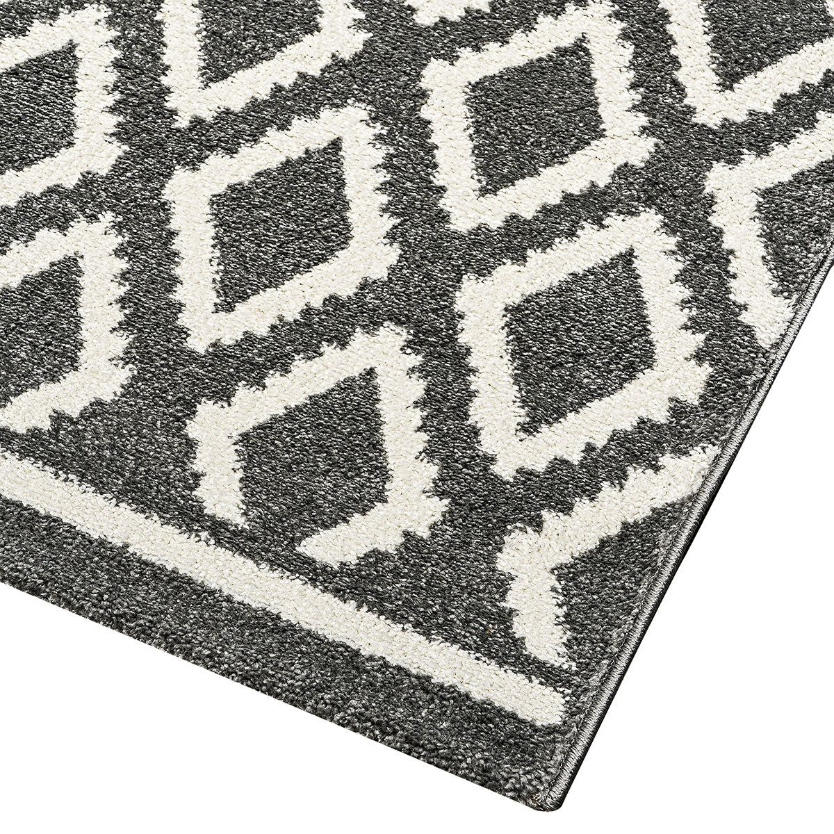 Beauty Home Πατάκι Vibe Art 9576 67x150 Grey White Γκρι Λευκό - Image 3