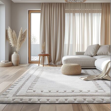 Beauty Home Πατάκι Cozy Art 9635 67x140 Εκρού