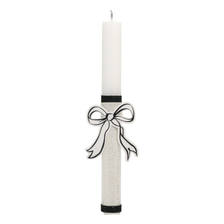 Beauty Home ΛΑΜΠΑΔΑ ΛΕΥΚΗ 25cm ΦΙΟΓΚΟΣ ΧΑΡΤΙΝΟΣ