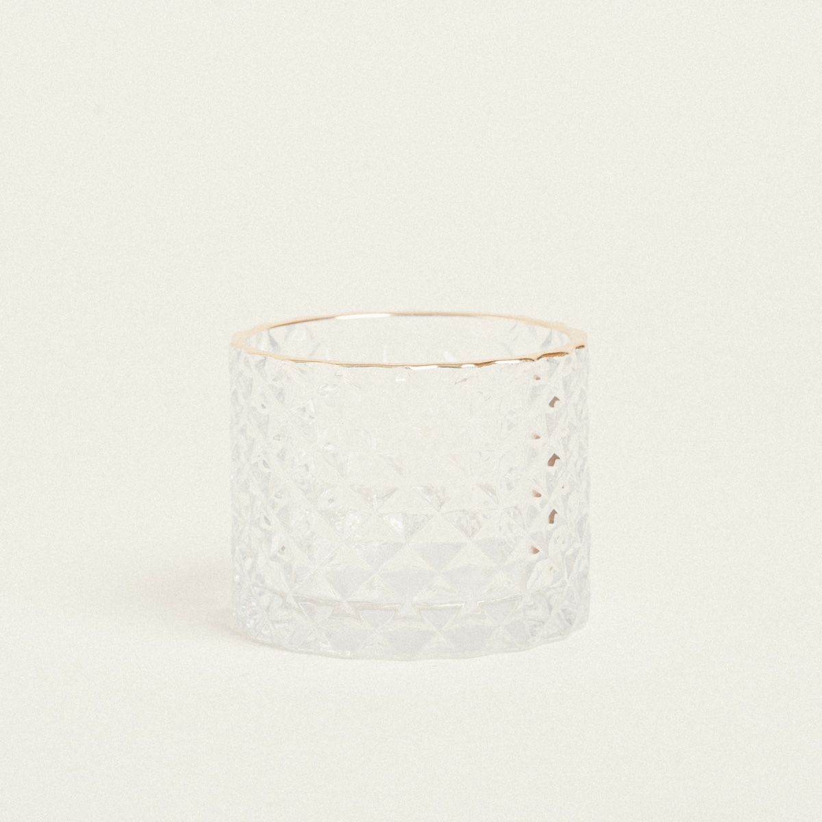 Beauty Home ΚΗΡΟΠΗΓΙΟ ΑΝΑΓΛΥΦΟ ΜΕ ΧΡΥΣΟ ΣΤΟΜΙΟ Ø7×5,5cm