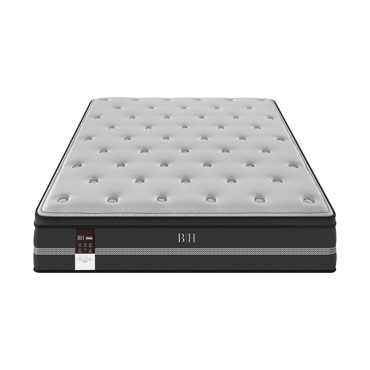 Beauty Home Στρώμα Pedic Διπλό 140x200x32,5 Γκρι,Ανθρακί - Image 2