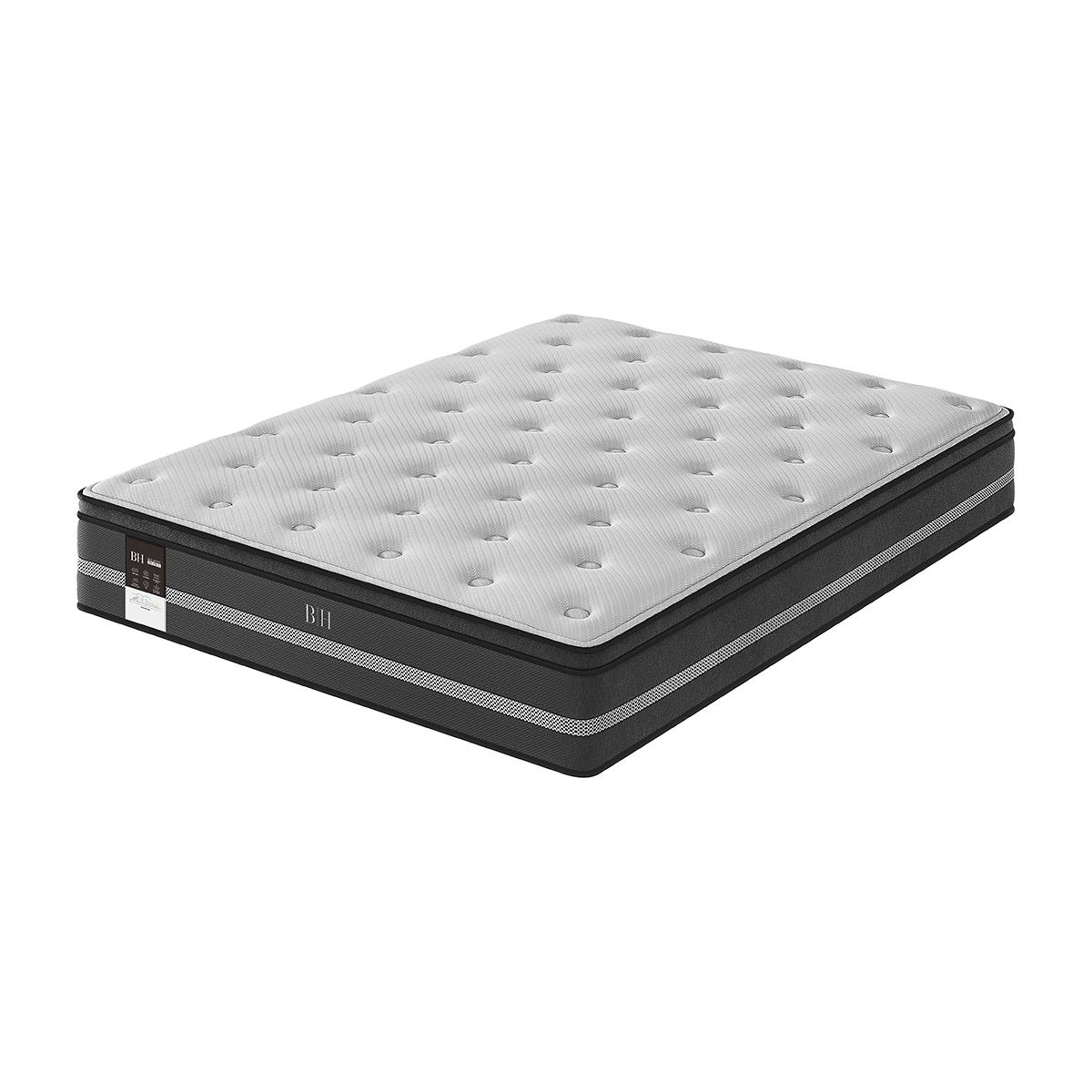 Beauty Home Στρώμα Pedic Διπλό 140x200x32,5 Γκρι,Ανθρακί - Image 3