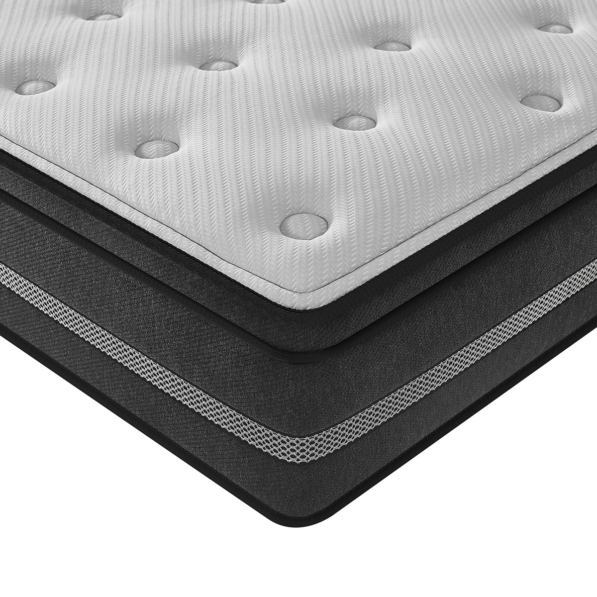 Beauty Home Στρώμα Pedic Διπλό 140x200x32,5 Γκρι,Ανθρακί - Image 4
