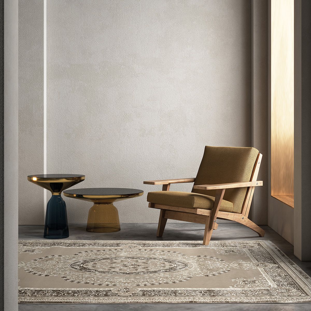 Beauty Home Διάδρομος με το μέτρο Prestige Art 9320 67cm Beige Brown - Μπεζ Καφέ - Image 2