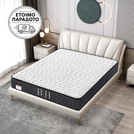 Beauty Home Στρώμα Relax Υπέρδιπλο 160x200x28 Λευκό,Ανθρακί