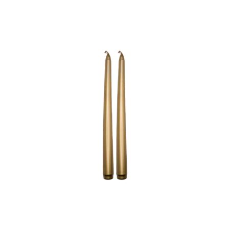 Beauty Home 2 Κεριά – Χρυσά Ø2,2 x 25 cm