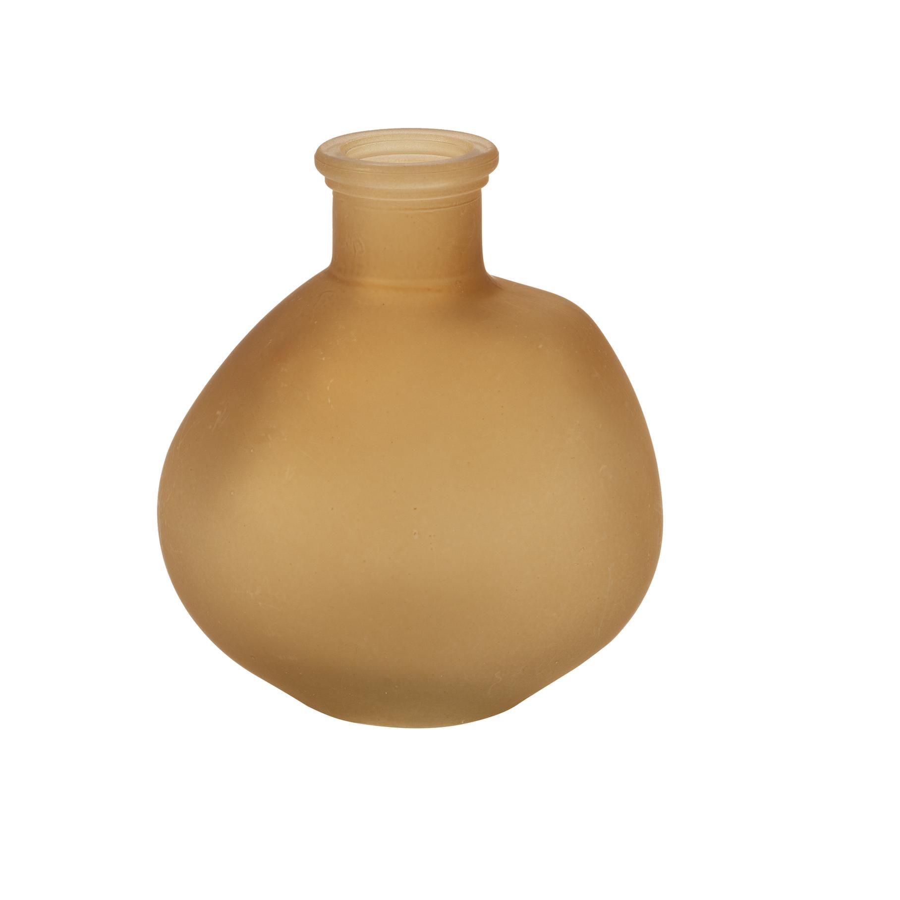 Beauty Home Γυάλινο Βάζο Assia Μπεζ 9,5 x 10,5 x7 CM – 250ml - Image 2