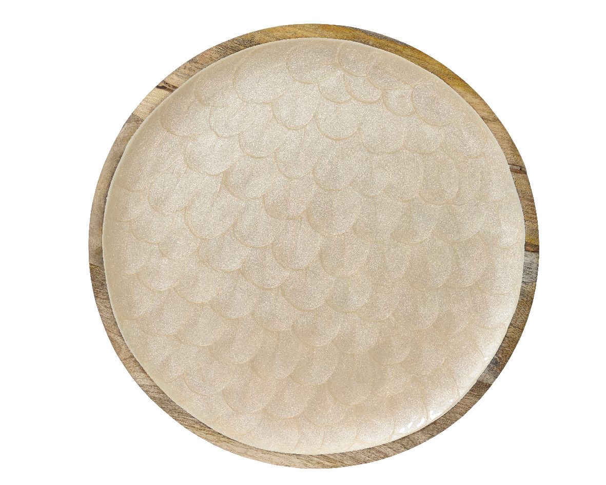 Beauty Home Διακοσμητικός Δίσκος από Ξύλο Μάνγκο 48 cm - Image 2
