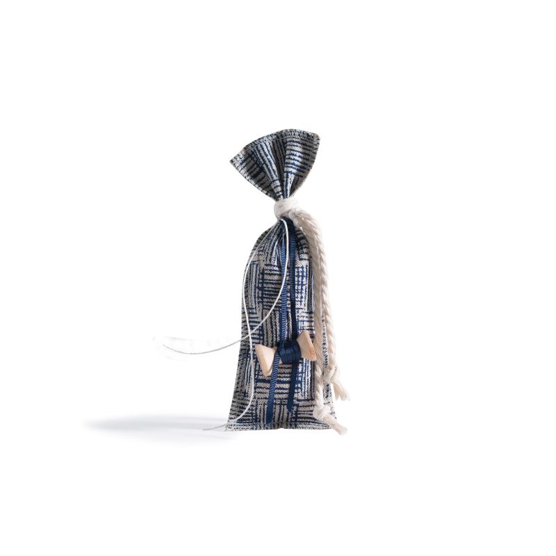 Beauty Home ΠΟΥΓΚΙ 6 x 19 cm ΜΠΛΕ ΚΑΡΩ ΓΡΑΜΜΕΣ - Image 3