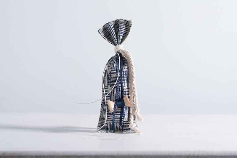 Beauty Home ΠΟΥΓΚΙ 6 x 19 cm ΜΠΛΕ ΚΑΡΩ ΓΡΑΜΜΕΣ - Image 4