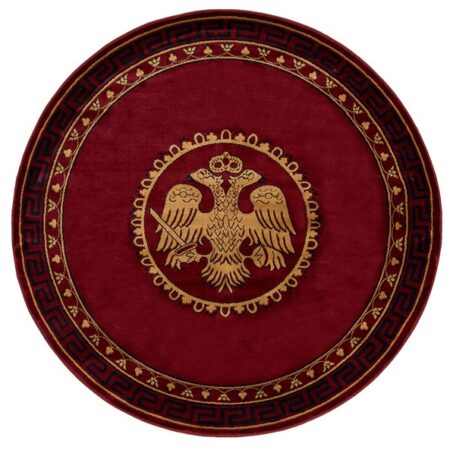 ΧΑΛΙ ΕΚΚΛΗΣΙΑΣΤΙΚΟ ATHOS 2128A BURGUNDY  ΡΟΤΟΝΤΑ - 250X250  NewPlan