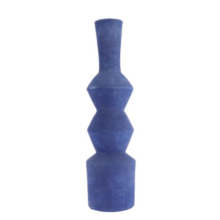 Beauty Home Βάζο Κεραμικό Sienna – Μπλε Ø15x60cm