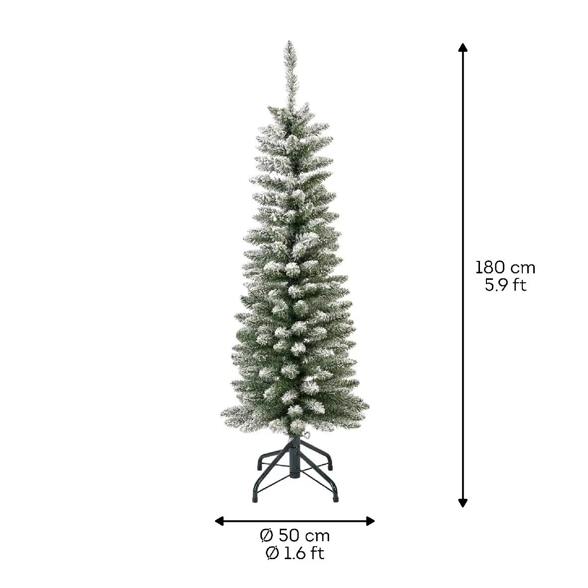 Beauty Home ΧΡΙΣΤΟΥΓΕΝΝΙΑΤΙΚΟ ΔΕΝΤΡΟ SLIM 50 x 180 cm - Image 2