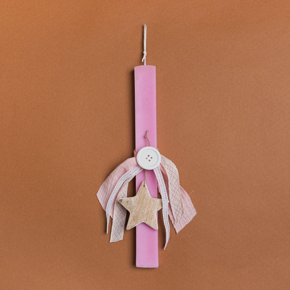 Beauty Home ΛΑΜΠΑΔΑ ΡΟΖ 33cm ΑΣΤΕΡΙ ΣΜΑΛΤΟ ΣΕ ΣΥΣΚΕΥΑΣΙΑ ΔΩΡΟΥ - Image 4