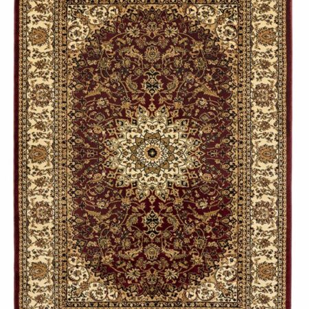 ΧΑΛΙ PERSIA 1019 BURGUNDY ΜΕ ΚΡΟΣΣΙ - SET067(2x140,1x200)  NewPlan