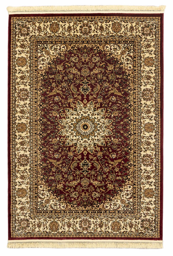ΧΑΛΙ PERSIA 1019 BURGUNDY ΜΕ ΚΡΟΣΣΙ - SET067(2x140,1x200) NewPlan
