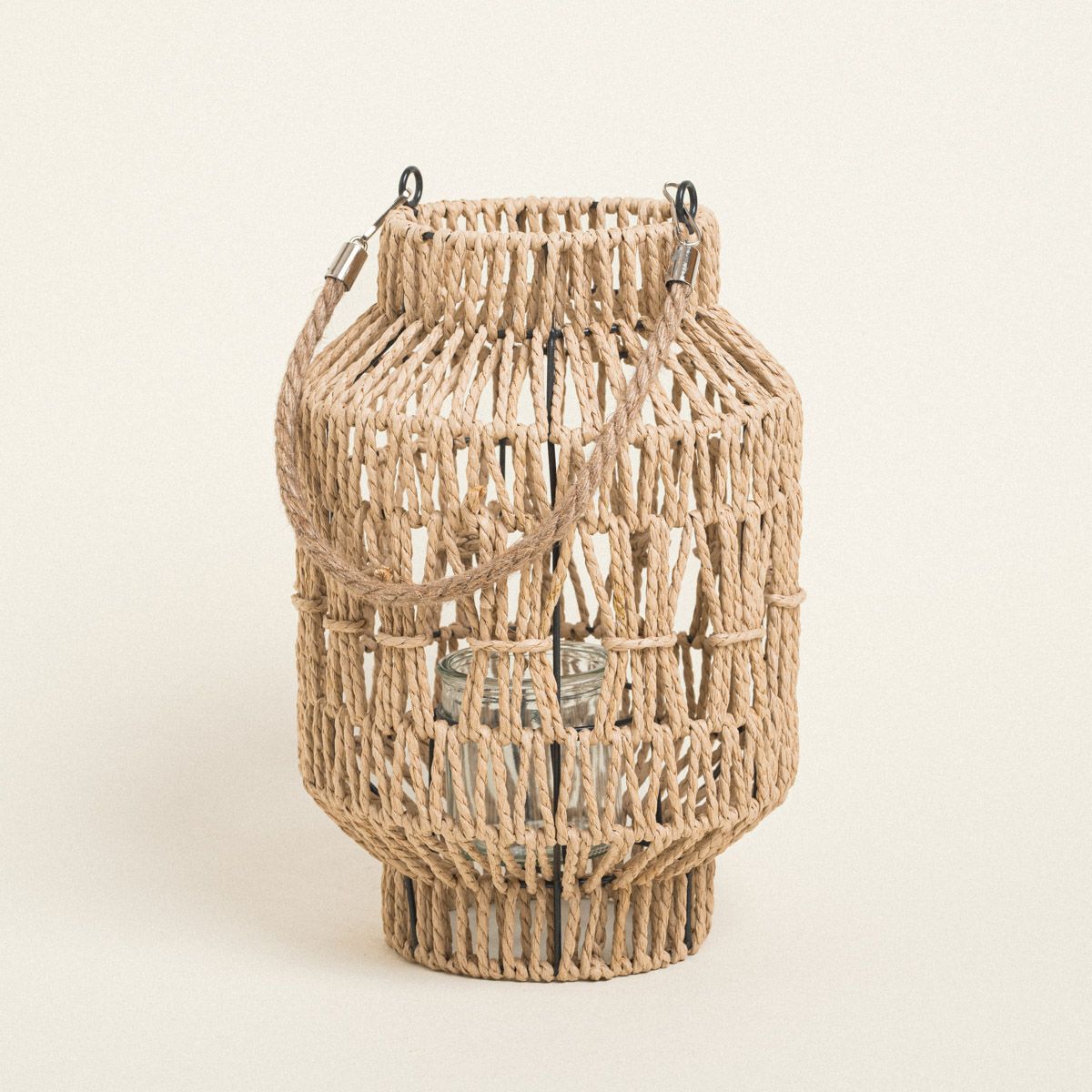 Beauty Home ΦΑΝΑΡΙ ΧΕΙΡΟΠΟΙΗΤΟ ΜΕ ΚΟΡΔΟΝΙ 31 x 19 cm - Image 3