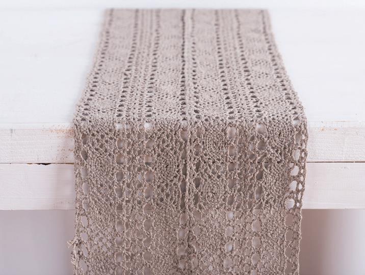 Beauty Home ΡΑΝΝΕΡ ΔΑΝΤΕΛΑ 23 cm ΜΠΕΖ - Image 2