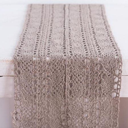 Beauty Home ΡΑΝΝΕΡ ΔΑΝΤΕΛΑ 23 cm ΜΠΕΖ