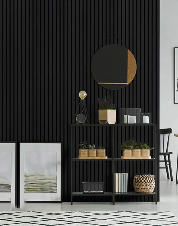 MDF PANEL ΜΕ 3D ΠΗΧΑΚΙΑ 505090 BEAT ST 16/119/2750mm BLACK NewPlan - Image 5