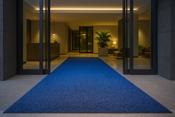 ΠΛΑΣΤΙΚΟ ΔΑΠΕΔΟ ZIGZAG ΜΑΤ 5mm BLUE 1.20Μ NewPlan - Image 2