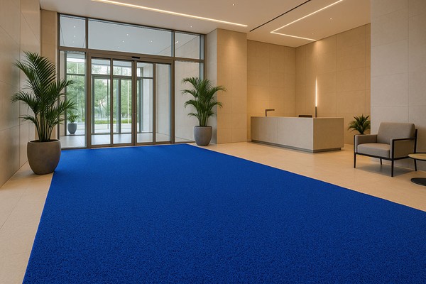 ΠΛΑΣΤΙΚΟ ΔΑΠΕΔΟ ZIGZAG ΜΑΤ 5mm BLUE 1.20Μ NewPlan - Image 4