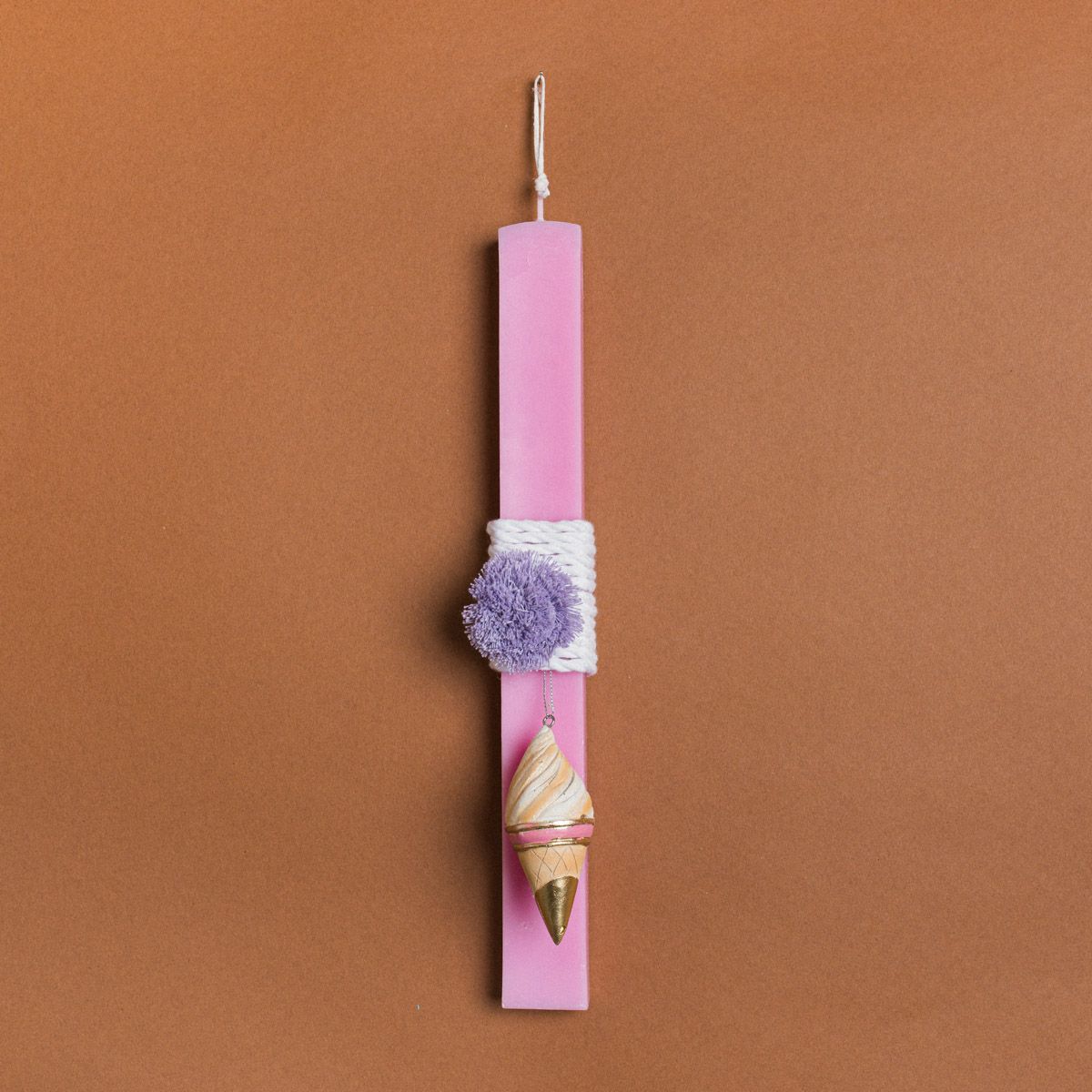 Beauty Home ΛΑΜΠΑΔΑ ΡΟΖ 33cm ΠΑΓΩΤΟ ΣΕ ΣΥΣΚΕΥΑΣΙΑ ΔΩΡΟΥ - Image 4