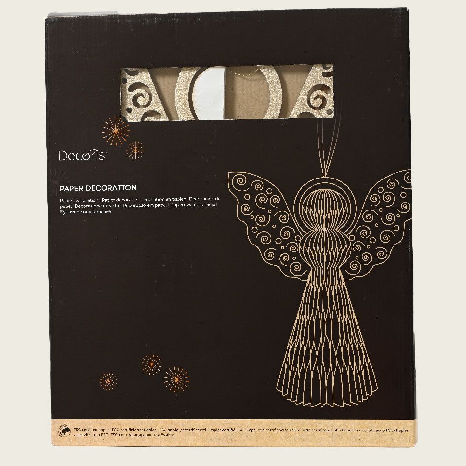 Beauty Home ΧΑΡΤΙΝΟΣ ΑΓΓΕΛΟΣ ΜΕ ΜΑΓΝΗΤΗ 17 x 20 cm - Image 4