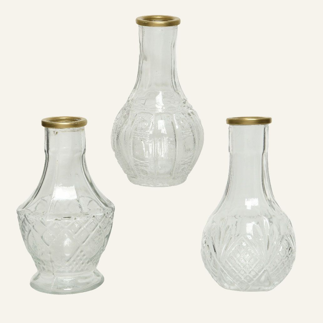 Beauty Home Γυάλινο βάζο 8 x 11,5 cm - Image 2