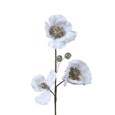 Beauty Home ΛΟΥΛΟΥΔΙ ΒΕΛΟΥΔΙΝΟ ΜΕ ΧΡΥΣΟ ΓΚΛΙΤΕΡ 58 cm