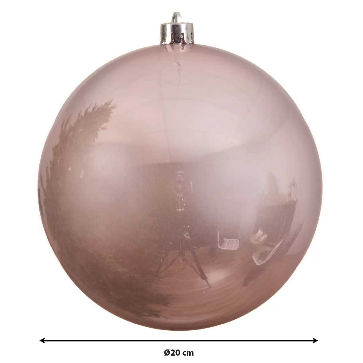 Beauty Home ΑΘΡΑΥΣΤΗ ΜΠΑΛΑ ΣΑΠΙΟ ΜΗΛΟ 25 cm - Image 2