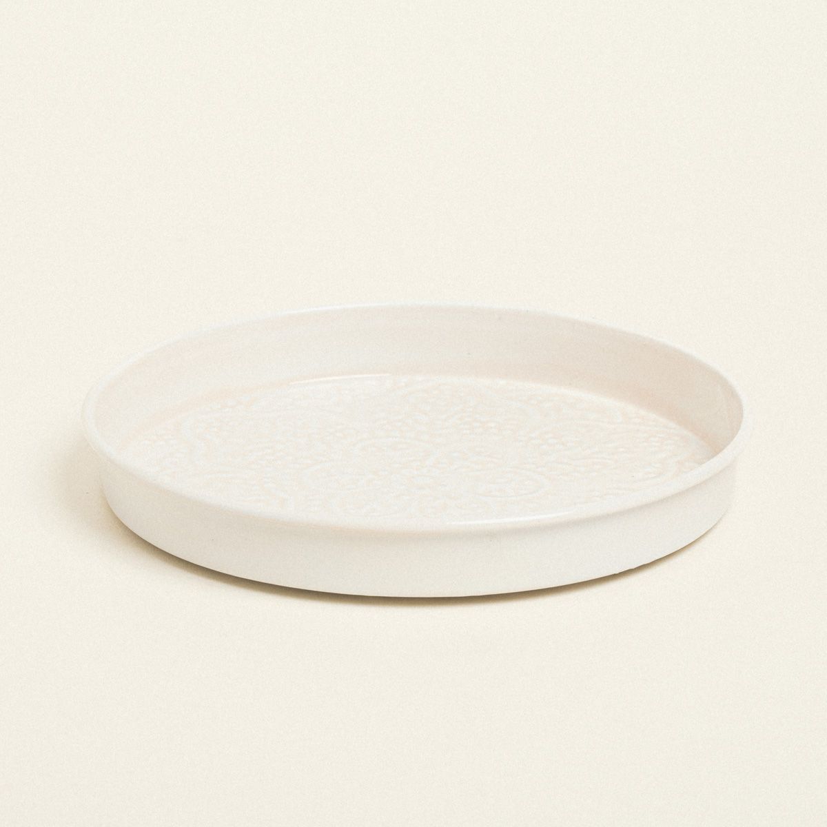 Beauty Home ΔΙΣΚΟΣ ΜΕΤΑΛΛΙΚΟΣ ΑΝΑΓΛΥΦΟΣ ΕΚΡΟΥ 22 CM - Image 2