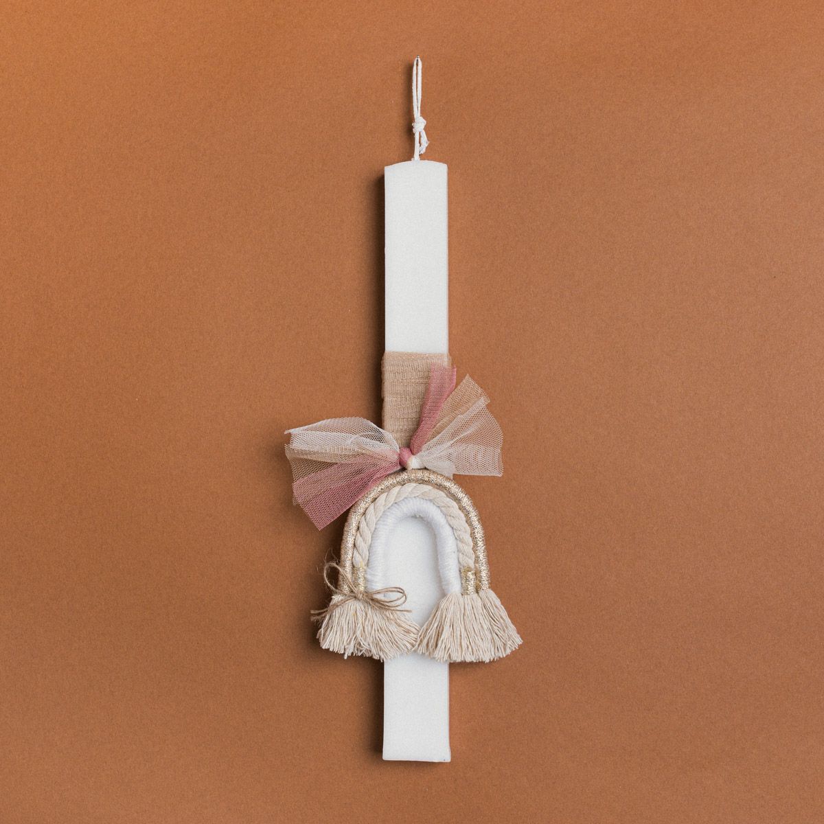 Beauty Home ΛΑΜΠΑΔΑ 33cm ΟΥΡΑΝΙΟ ΤΟΞΟ ΜΕ ΤΟΥΛΙΝΗ ΚΟΡΔΕΛΑ ΣΕ ΣΥΣΚΕΥΑΣΙΑ ΔΩΡΟΥ - Image 4