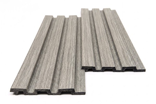 PS PANEL ΜΕ 3D ΠΗΧΑΚΙΑ 02 PIANO (ΜΟΝΟΧΡΩΜΟ ΓΚΡΙ) 12/122/2900mm GREY NewPlan